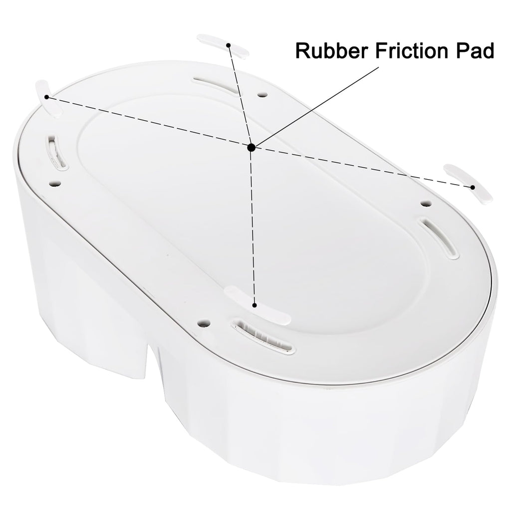 RIZZARI 4L Gravity Cat Water Dispenser:Spill Resistant for Apartments