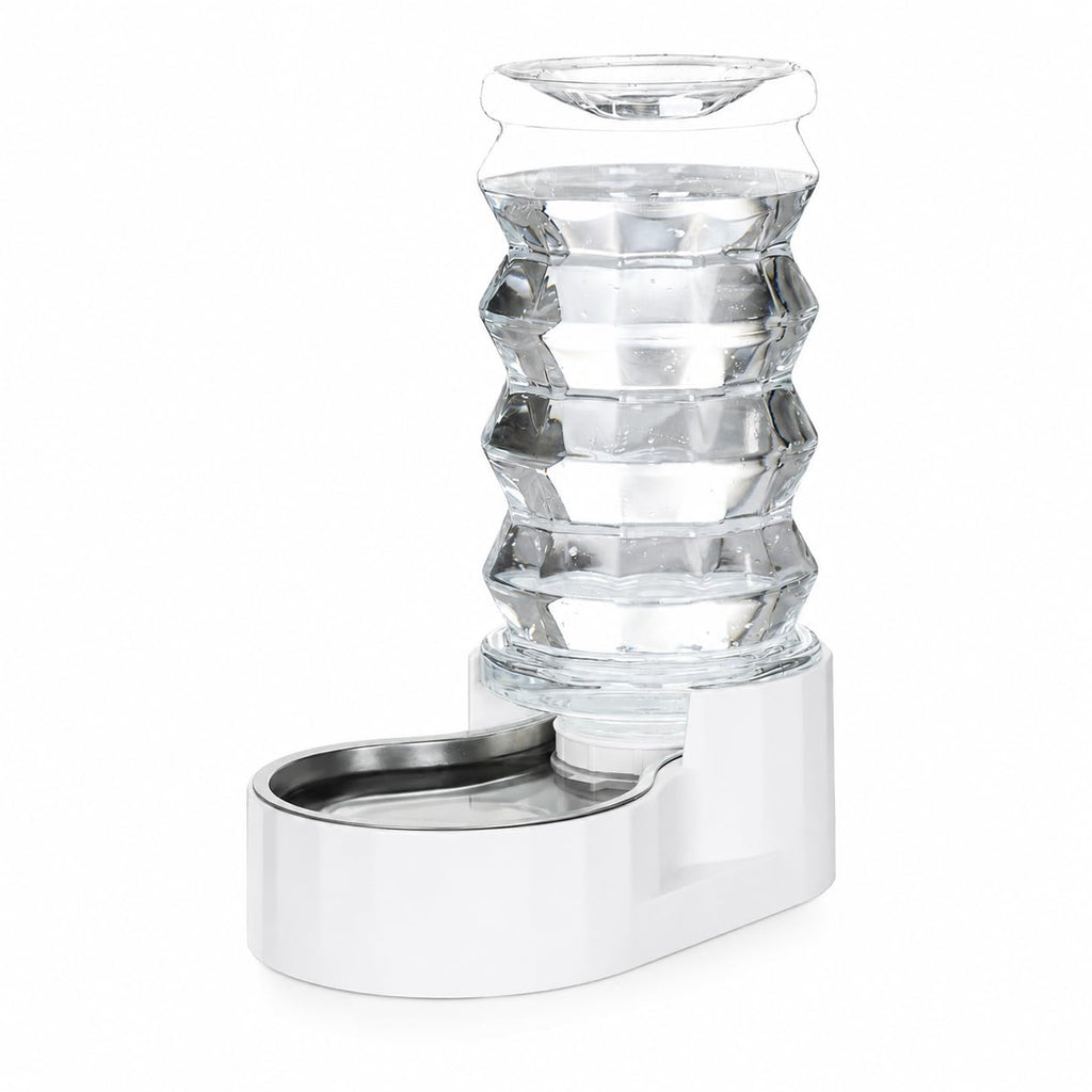 RIZZARI 4L Gravity Cat Water Dispenser:Spill Resistant for Apartments